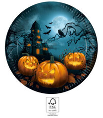 Halloween Sensations Одноразовые бумажные тарелки  (8 шт) 23 cm FSC цена и информация | Праздничная одноразовая посуда | 220.lv