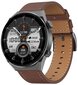 Zaxer ZT3 Pro Max Black/Brown Leather cena un informācija | Viedpulksteņi (smartwatch) | 220.lv