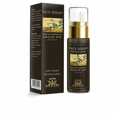 Mitrinošs sejas serums Diar Argan Vanilla Argan, 30 ml цена и информация | Наносите на чистую кожу лица. Подержите около 10-15 минут и смойте водой. | 220.lv