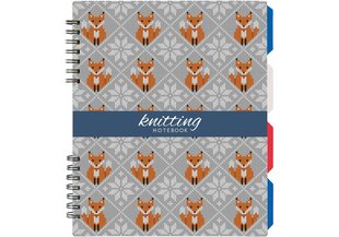 Piezīmju grāmatiņa Knitting Optima, B5, 120 lapas cena un informācija | Burtnīcas un papīra preces | 220.lv