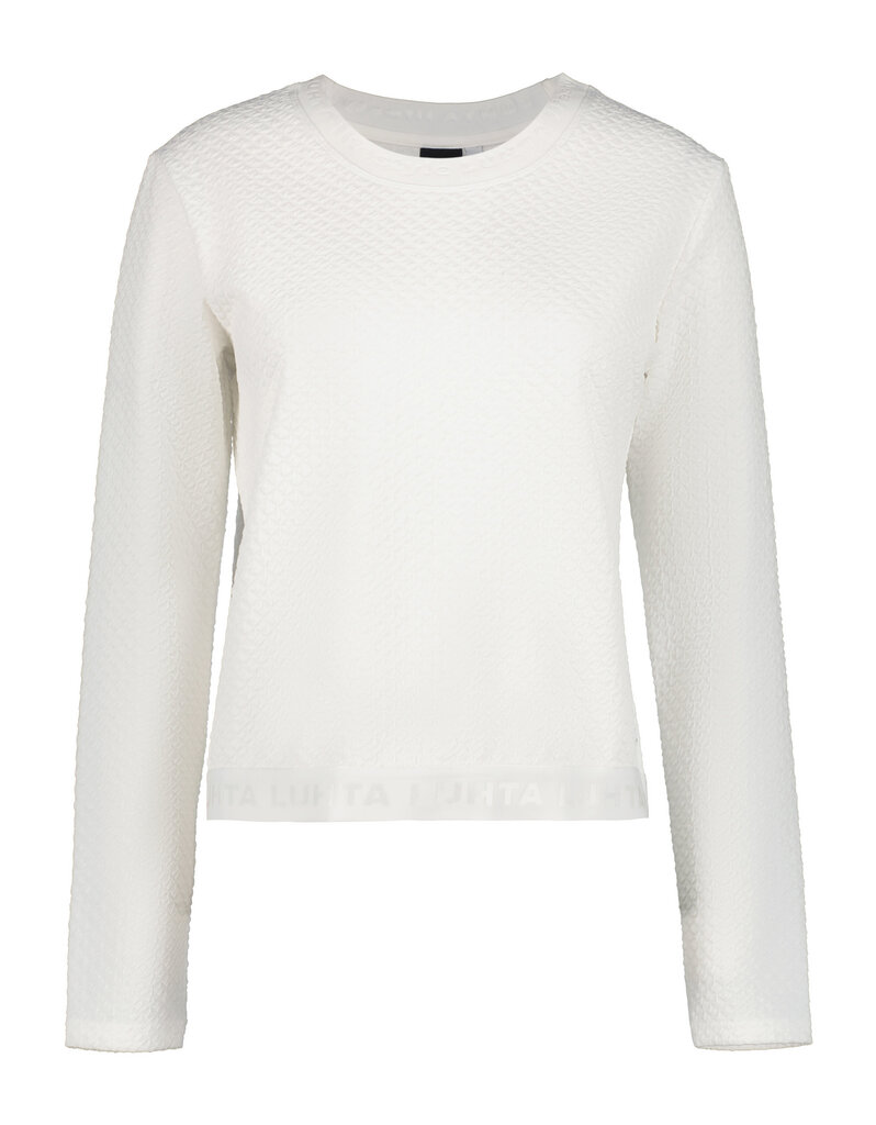 Luhta sieviešu džemperis HAAPALINNA, baltā krāsā cena un informācija | Jakas sievietēm | 220.lv