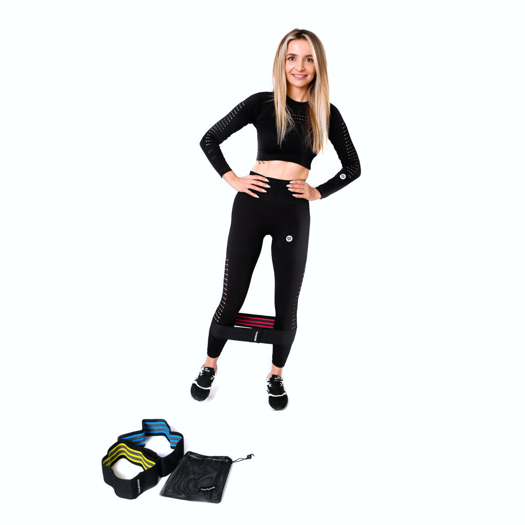 Auduma gumijas Mini Hip Band, 3 gab. cena un informācija | Fitnesa gumijas, gredzeni | 220.lv