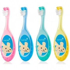 Zobu birste Brush-Baby Flossbrush, 0-3 g. cena un informācija | Zobu pastas, birstes | 220.lv