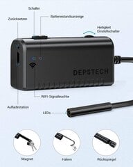 Эндоскопическая камера Depstech WF010, со световым эндоскопом, Wi-Fi цена и информация | Камеры видеонаблюдения | 220.lv