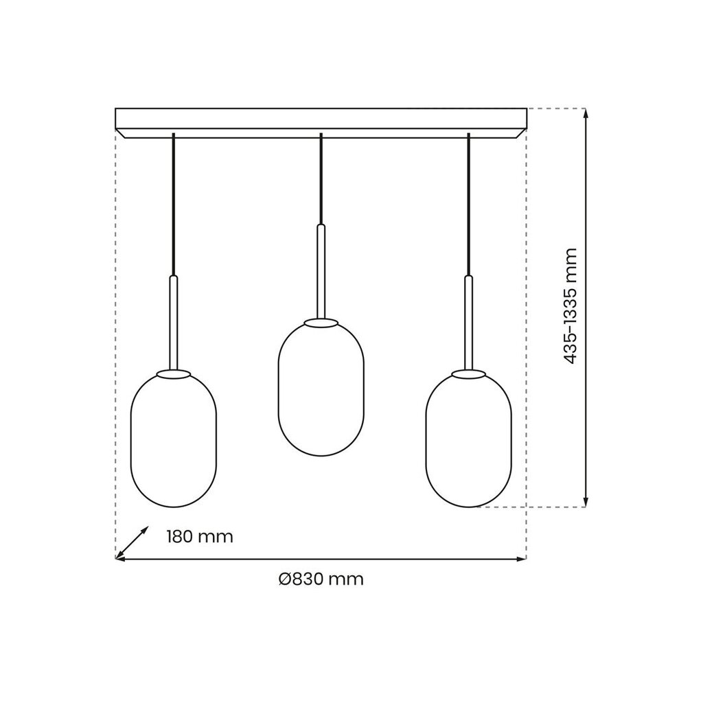 Milagro piekaramā lampa Alias ML0316 цена и информация | Lustras | 220.lv