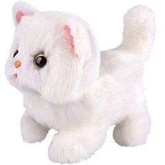 Интерактивный плюшевый котенок, белый цена и информация | Мягкие игрушки | 220.lv
