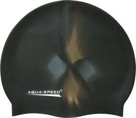 Peldcepure Aqua-Speed, melna cena un informācija | Peldcepures | 220.lv