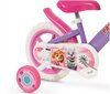 Velosipēds bērniem Toimska Paw Patrol Purple 1180 12", violets cena un informācija | Velosipēdi | 220.lv