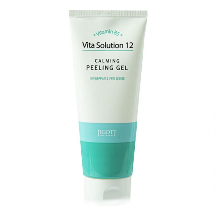 Pīlinga želeja problemātiskas ādas kopšanai Jigott Vita Solution 12 Calming Peeling Gel, 180 ml cena un informācija | Sejas ādas kopšana | 220.lv