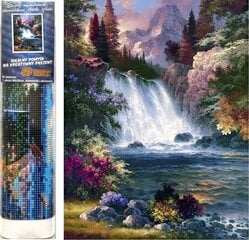 Алмазная вышивка мозаика Водопад, 30х40 см. цена и информация | Алмазная мозаика | 220.lv