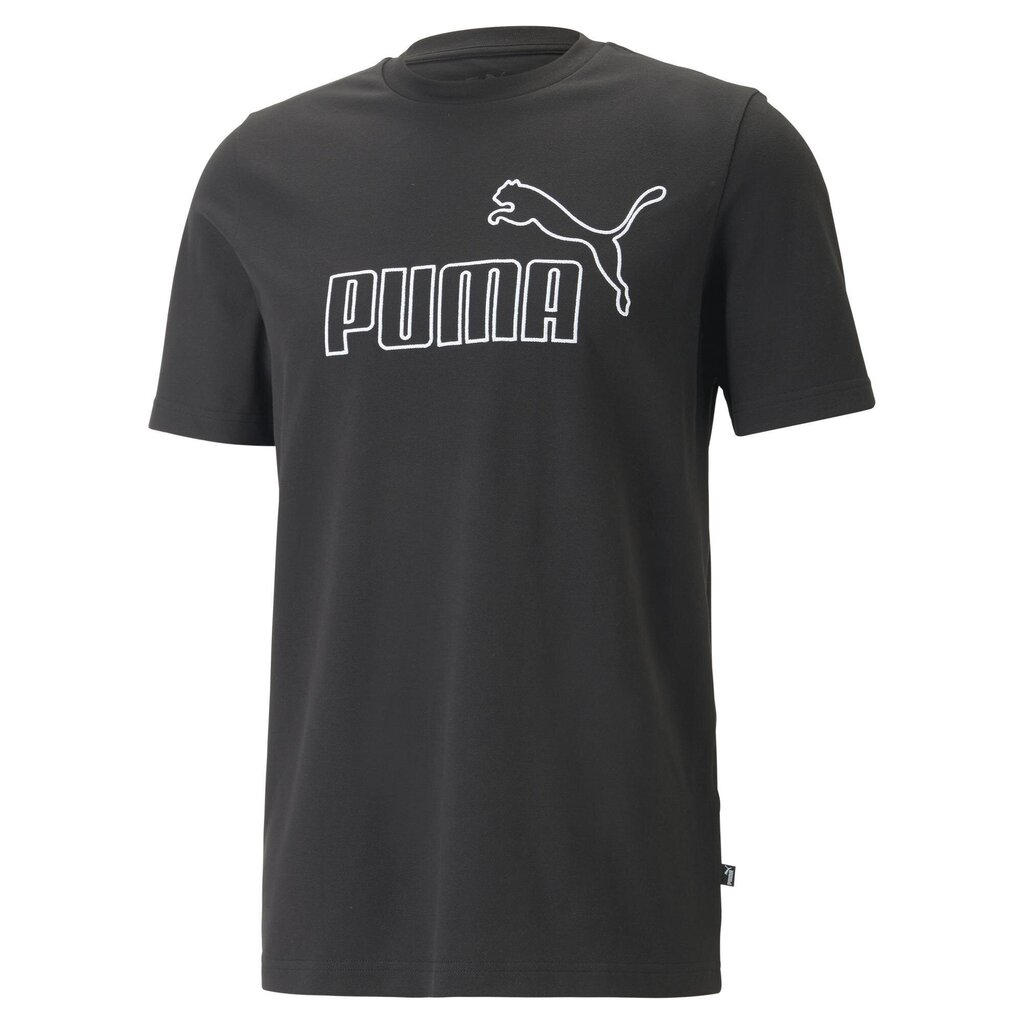 T-krekls vīriešiem Puma Ess Elevated Pique, melns cena un informācija | Sporta apģērbs vīriešiem | 220.lv