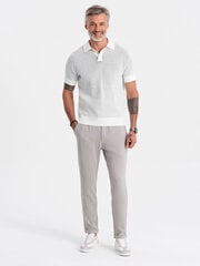 брюки мужские трикотажные - светло-серые v4 om-pacp-0121 цена и информация | Мужские брюки | 220.lv
