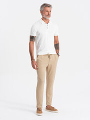 брюки мужские трикотажные - песочный v3 om-pacp-0121 цена и информация | Мужские брюки | 220.lv