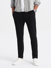 мужские трикотажные брюки - черный v2 om-pacp-0121 цена и информация | Мужские брюки | 220.lv