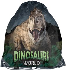 Sporta soma Paso Dinosaurs World, pelēka цена и информация | Рюкзаки и сумки | 220.lv