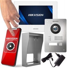 Video interkomu komplekts, Hikvision Kit-D2-Pl703-W cena un informācija | Domofoni | 220.lv