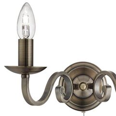 Searchlight настенный светильник Richmond 1502-2AB цена и информация | Настенные светильники | 220.lv