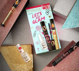 Kosmētikas komplekts sievietēm Eveline Cosmetics Lets Get Glam 3-daļ цена и информация | Тушь, средства для роста ресниц, тени для век, карандаши для глаз | 220.lv