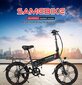 Elektriskais velosipēds SAMEBIKE 20LVXD30-II, 20", balts, 350W, 10Ah cena un informācija | Elektrovelosipēdi | 220.lv