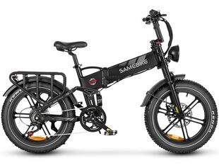 Электровелосипед SAMEBIKE RS-A02, черный, 1000Вт, 17Ач цена и информация | Электровелосипеды | 220.lv
