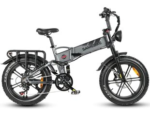 Электровелосипед SAMEBIKE RS-A02, серый, 1000Вт, 17Ач цена и информация | Электровелосипеды | 220.lv