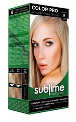 Matu krāsa Sublime professional, 9 very light blonde, 50 ml цена и информация | Краска для волос | 220.lv