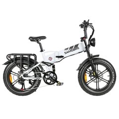 Электровелосипед SAMEBIKE RS-A02, белый, 1000Вт, 17Ач цена и информация | Электровелосипеды | 220.lv