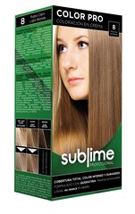 Matu krāsa Sublime professional, 8 light blonde, 50 ml цена и информация | Краска для волос | 220.lv