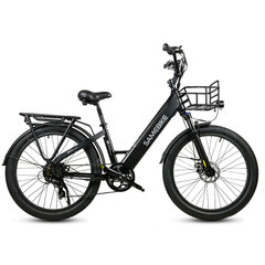 Elektriskais velosipēds Samebike RS-A01, 26", melns cena un informācija | Elektrovelosipēdi | 220.lv