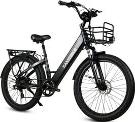 Электровелосипед Samebike RS-A01, 26", черный, 750Вт, 14Ач цена и информация | Электровелосипеды | 220.lv