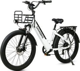 Elektriskais velosipēds Samebike RS-A01, 26", balts цена и информация | Электровелосипеды | 220.lv