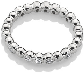 Hot Diamonds Серебряное кольцо Emission ER024 с блестками цена и информация | Кольца | 220.lv