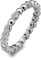 Hot Diamonds Серебряное кольцо Emission ER024 с блестками цена и информация | Кольца | 220.lv
