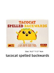 Ģimenes galda spēle Tacocat Spelled Backwards Electronics LV-179, EN cena un informācija | Galda spēles | 220.lv