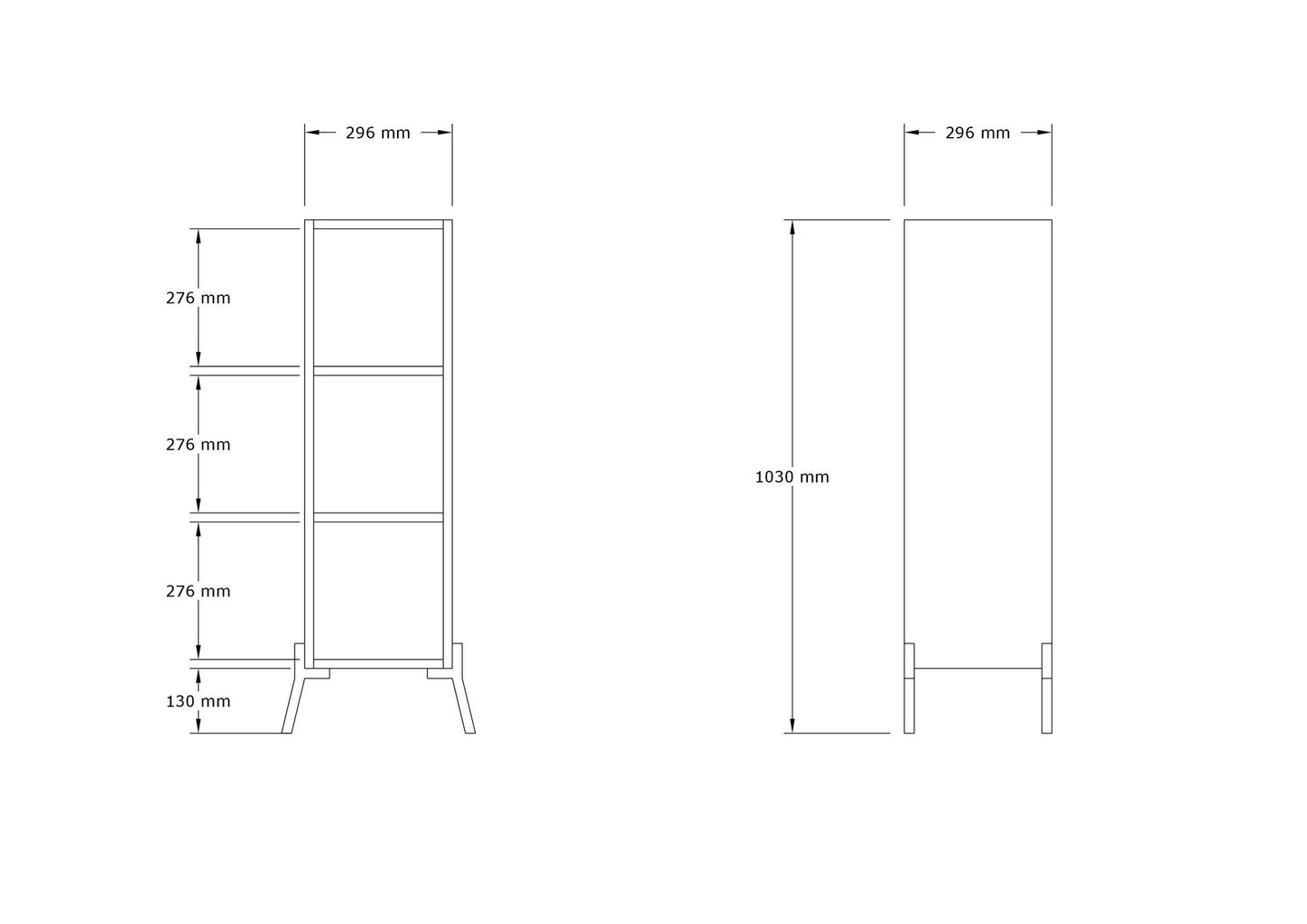 Rāmja plaukts Asir, 30x101x30 cm, bēšs cena un informācija | Plaukti | 220.lv