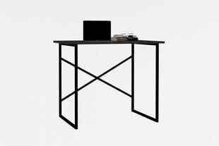 Письменный стол Asir, 90x76x56 см, черный/белый цена и информация | Компьютерные, письменные столы | 220.lv