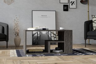 Kafijas galdiņš Asir, 80x40x50 cm, pelēks cena un informācija | Žurnālgaldiņi | 220.lv