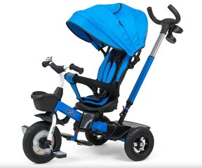 Велосипед трехколёсный детский Movi Milly Mally, чёрный/синий цена и информация | Трехколесные велосипеды | 220.lv