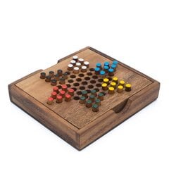 Koka galda spēle Chinese Checkers cena un informācija | Galda spēles | 220.lv