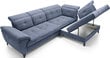 Stūra dīvāns Inferne, zils cena un informācija | Stūra dīvāni | 220.lv