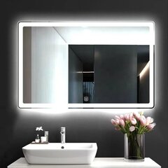 Spogulis ar apgaismojumu Bolen, sudrabains cena un informācija | Spoguļi | 220.lv