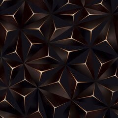 Panczo материал для штор 3D треугольники, шириной 145 см цена и информация | Шторы, занавески | 220.lv