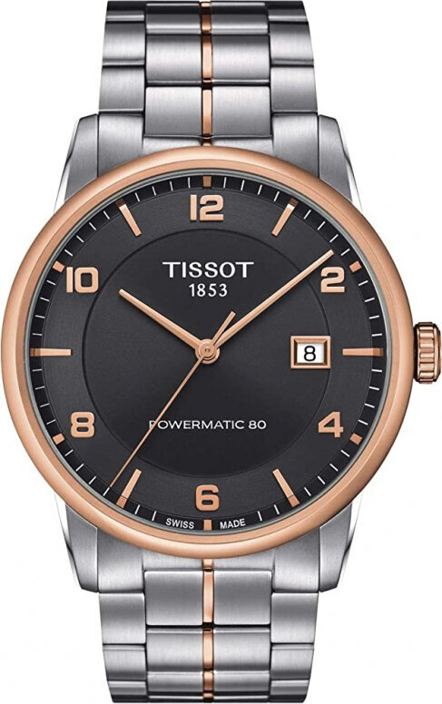 Vīriešu pulkstenis Tissot LUXURY POWERMATIC 80 (Ø 41 mm) cena un informācija | Vīriešu pulksteņi | 220.lv