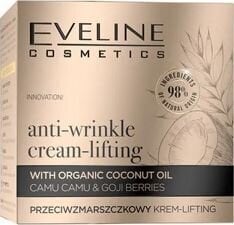 Pretgrumbu liftinga krēms Eveline Cosmetics Organic Gold 50ml cena un informācija | Sejas krēmi | 220.lv