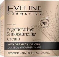 Mitrinošs sejas krēms ar alveju Eveline Cosmetics Organic Gold 50 ml цена и информация | Кремы для лица | 220.lv