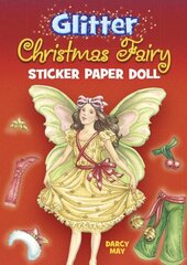 Glitter Christmas Fairy Sticker Paper Doll cena un informācija | Grāmatas mazuļiem | 220.lv