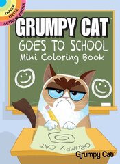 Grumpy Cat Goes to School Mini Coloring Book cena un informācija | Grāmatas mazuļiem | 220.lv