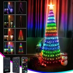 Ziemassvētku virtene 100 LED, 10 m cena un informācija | Ziemassvētku lampiņas, LED virtenes | 220.lv