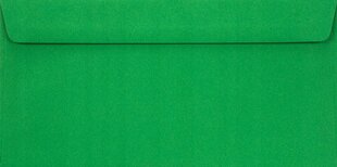 Koperty DL Burano Verde Bandiera zielone - 25szt.  DL HK Burano Verde Bandiera zielona 90g цена и информация | Конверты, открытки | 220.lv