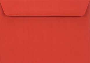 Aploksne Burano Rosso Scarlatto C6 HK 90g, 25 gab., sarkans cena un informācija | Aploksnes | 220.lv